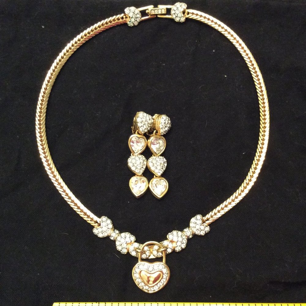 Vintage Swarovski crystal matching set